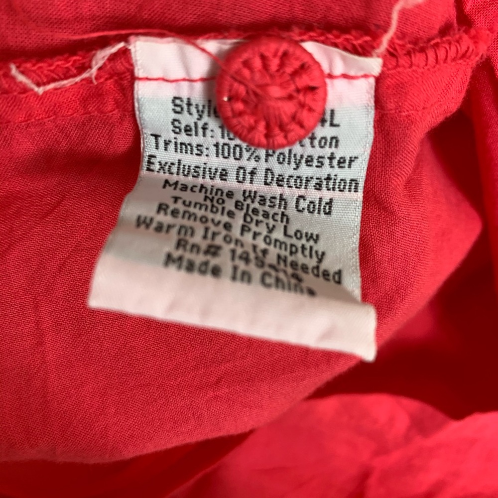 Johnny Was Pink Chelsee Tunic Blouse Cotton - Picture 6 of 8